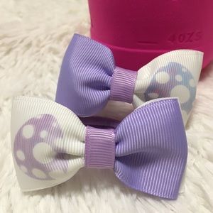 2PCS Ponytail Handmade For Girl 👧 Grosgrain